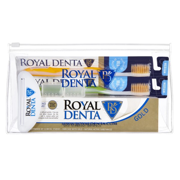 Royal Denta Gold GO Dantų priežiūros rinkinys, 1 vnt. | elvaistine.lt